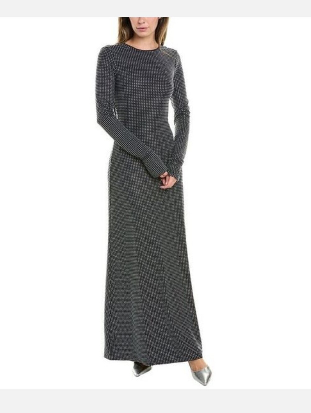 WEWOREWHAT Backless Gown Sequin Spandex